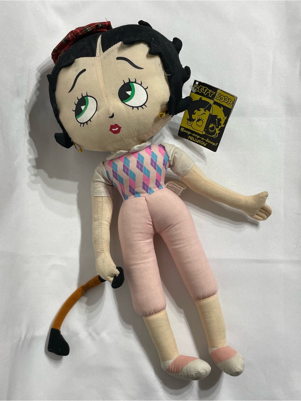 16” collectible Betty Boop Golf themed plush doll Excellent Condition w Tag!